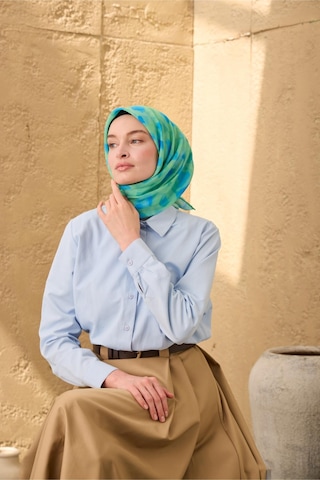 Silk Home Soft Eşarp 73098 Mavi