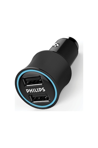 Philips Uyumlu Dlp2553 Siyah Seyahat & Araç Şarjı
