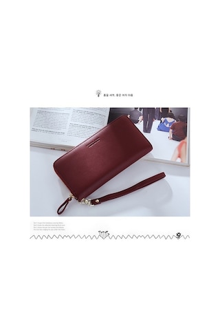 Dancemonkey Uluslararası Kadın Cüzdanı Fermuarlı Uzun Cüzdan Toptan-yeşil Yeşil Yeşil