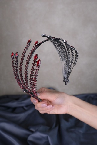 FdayAksesuar Kadın En Güzel Gelinlere Özel Çift Taraflı Helen Gelin Saç Aksesuarı FRDY31663