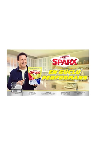 Asperox Sparx Bulaşık Makinesi Deterjanı 40 Tablet