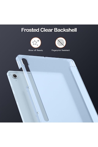 Samsung Galaxy Uyumlu Tab S10 Fe+ Plus 13.1inç Kılıf Flip Cover Kalem Bölmeli Pc Case X620 X626 Kapaklı Kılıf