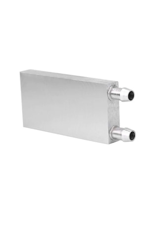 Alüminyum Su Sıvı Isıtma Cpu Soğutma Bloğu 40X80 MM