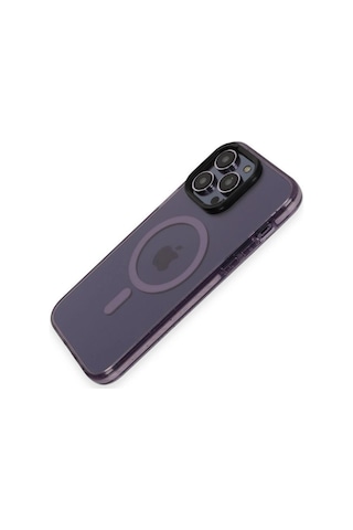 Joko Apple iPhone Uyumlu 14 Pro Max Kılıf Tigra Magsafe Kapak - Derin Mor