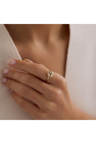 Sembol Gold 14 Ayar Altın Düğüm Model Yüzük 0,72 Gr T14648 Çok Renkli
