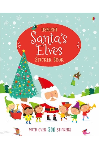 Santa's Elves Sticker Book Usborne