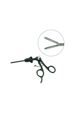 Barışhan Medikal Laparoskopik Reusable Delik Yuvası Pense 5 x 330 MM 40 MM Çene Siyah
