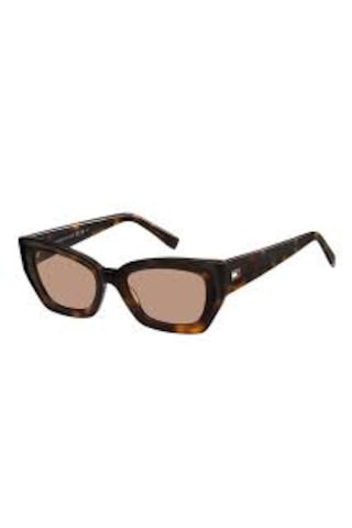 Tommy Hılfıger Th2254\s 05l70 Kadın Güneş Gözlüğü Kahverengi - Leopar