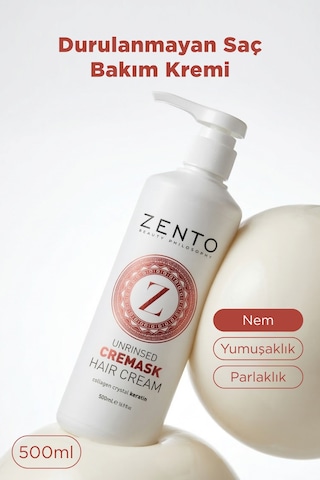 Zento Cremask Durulanmayan Saç Bakım Kremi 500 ML