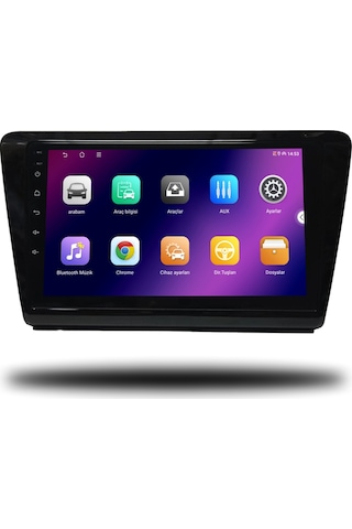 Caros Skoda Rapid 2013-2018 Uyumlu Android Multimedya 4gb Ram 32gb Hafıza 9"