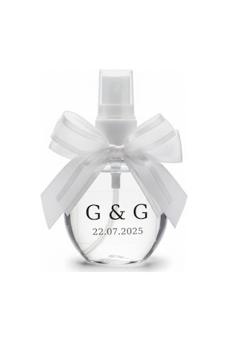 100 Adet 50 Cc Plastik Şişede Kolonya Hediyeliği Kişiye Özel Nikah, Söz, Nişan Hatırası