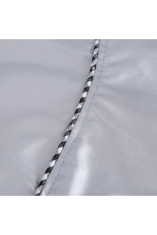 Tenfowee S Boyutu Ön Açık Drum Makine Kılıfı - Gümüş Kaplama Poliester, Su Ve Güneş Korumalı, Reçine Tasarımı Diğer