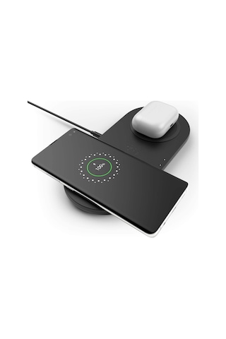 Belkin Kablosuz 10 W Çiftli Şarj Cihazı, Apple Uyumlu iPhone 15, 14, 13, 12, S