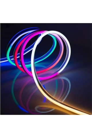 Ct-4567 Pixel Neon Led Set 5 Metre Rgb Kumandalı Esnek Şerit Işık İç & Dış Mekan Dekoratif Aydı RGB