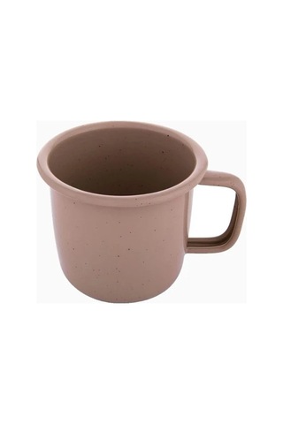 Barebones Rolled Enamelware Mug 4 Lü Toz Pembe Emaye Kupa