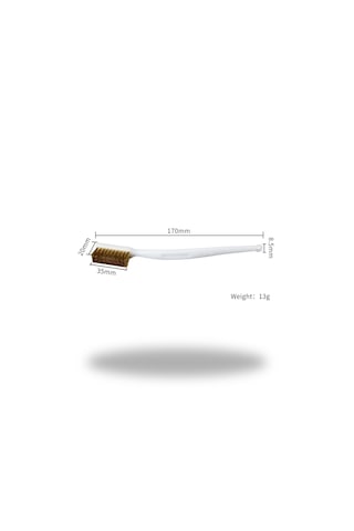 Nozzle Temizleme Fırçası Seti 1 Çelik + 1 Pirinç