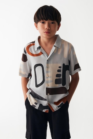 Nk Kids Erkek Gömlek 24ynk46324 Gri