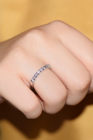 0.39 Ct Pırlanta Yarım Tur Yüzük