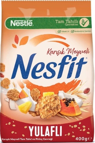 Nesfit Karışık Meyveli Gevrek 12 x 400 G