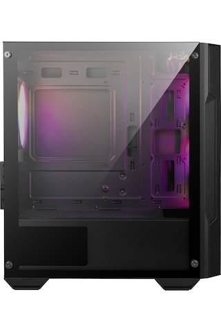 Msi Mag Forge M100A Akrilik yan panel 3x120 MM 1x120 MM Auto RGB Fan Atx Bilgisayar Kasası