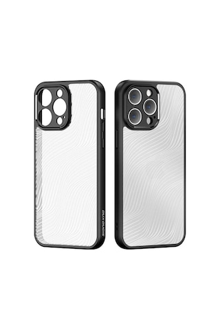 Dux Ducis iPhone Uyumlu 14 Pro Aimo Series Premium Buzlu Sert Pc-tpu Kılıf- 5775 Beyaz