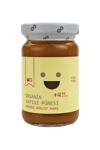 4'lü Organik Kayısı Püresi 100 G +4 Ay