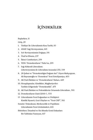 Zincirli Hürriyet Diyarında: Türkiye'de Liberalizmin Mazisi Ve İmkânları