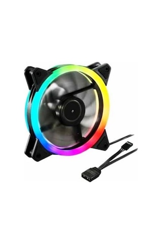 Concord C 892 Rgb Gökkuşağı Renkli 12Cm Soğutucu Pc Kasa Fanı