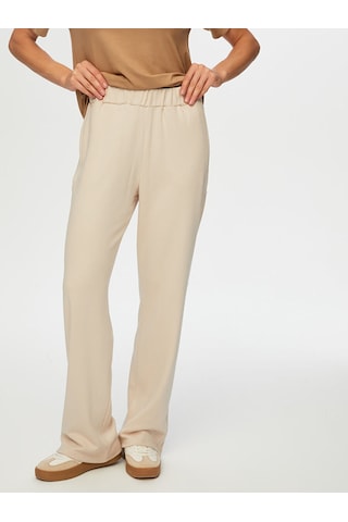 Fleto Cep Detaylı Wide Leg Fit Eşofman Alt W26esa009 Uw26esa00972 Taş