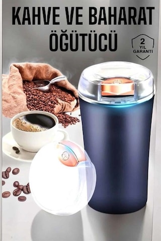 Otomatik Kahve Ve Baharat Öğütücü Kolay Ve Taşınabilir Rekli