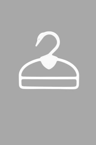 10 Lu Kuğu Model Şal Eşarp Atkı Askısı Kaliteli Plastik, Beyaz