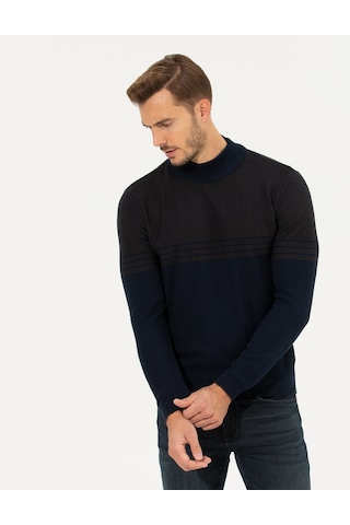 Pierre Cardin Erkek Lacivert Triko Kazak 50258671-vr033 Lacivert