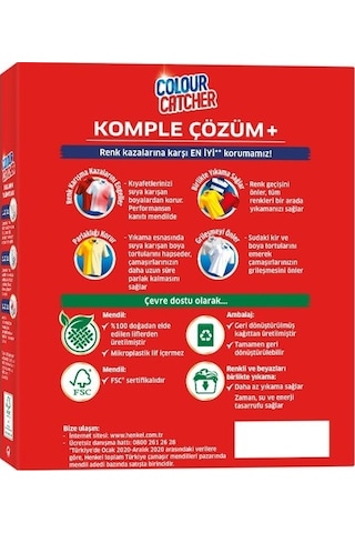 K2r Colour Catcher Renk Koruyucu Mendil 6 x 10'lu