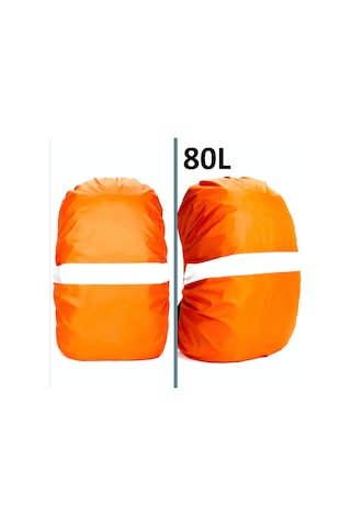 Omeniv 80lt Turuncu Reflektörlü Kılıf Sırt Çantası Kılıfı Toz