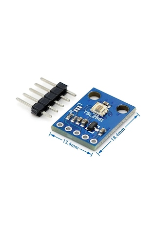 Gy-2561 Tsl2561 Kızılötesi Ve Görünür Işık Sensör Modülü Infrared Ir 40000 Lümen Parlaklık Aydınlık