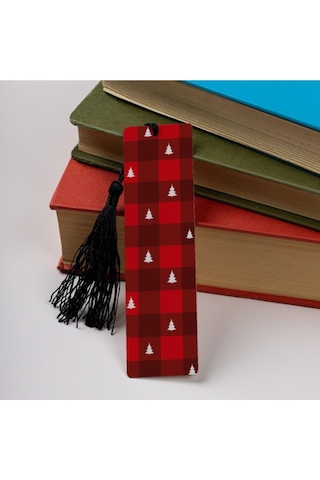 Yeni Yıl Konsept Tasarımlı Kitap Ayracı