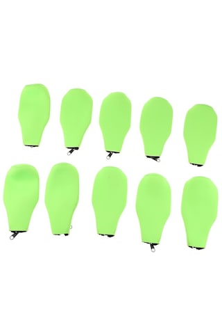 Homyl 10 Adet Şişe Soğutucu Tutucu Neopren Fermuar Bira Yeşil Yeşil