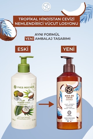 Vegan Tropikal Hindistan Cevizi Kokulu Nemlendirici Ve Besleyici Vücut Losyonu 390 Ml