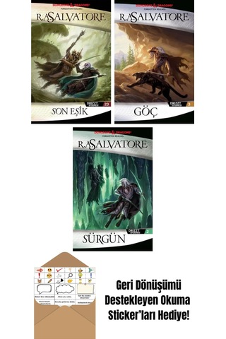 Son Eşik Drizzt Efsanesi 23. Kitap + Göç Drizzt Efsanesi 3. Kitap + Sürgün Drizzt Efsanesi 2. Kitap