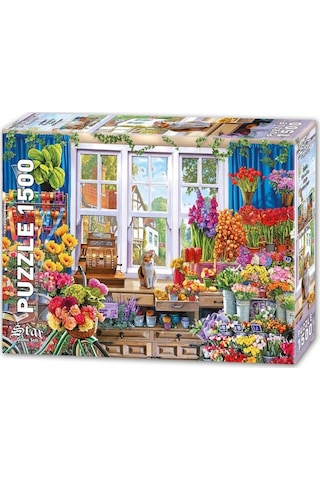 Star Puzzle 1500 Parça Çiçekci Puzzle