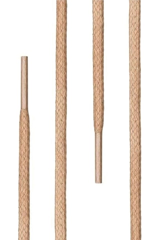 100 Cm 4 Mm Vizon Yuvarlak 1 Çift Ayakkabı Bağcığı Vizon