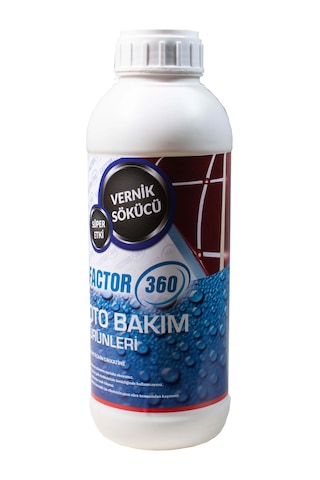 Factor360 Vernik Sökücü 1 Litre