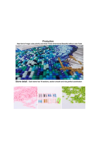 Ruicoo 5d Elmas Boyama Seti - Ev Dekoru İçin Tamamlanmış Tablo 25x30cm