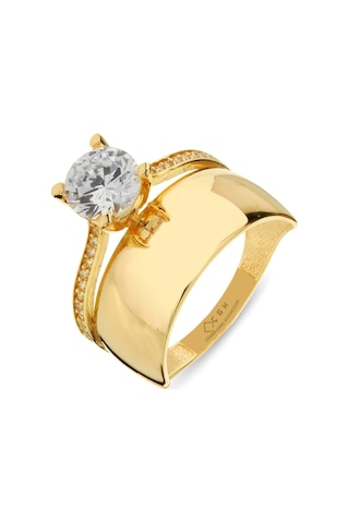 Tektaş Alyans Altın Yüzük (411858498)