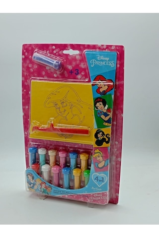 Disney Prensesler Eğitici Ve Eğlenceli Kum Boyama Seti 4in1-red Castle Fm-06-pl-e