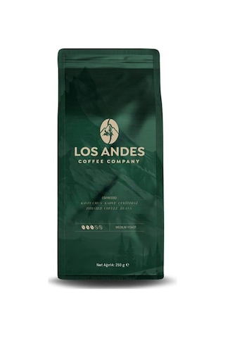Los Andes Espresso Arabica Çekirdek Kahve 250 G Çekirdek