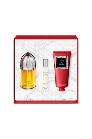 Cartier Pasha Edp 100 Ml + Edt 10 Ml + 100 Ml Body Lotion Erkek Parfüm Seti Aromatik