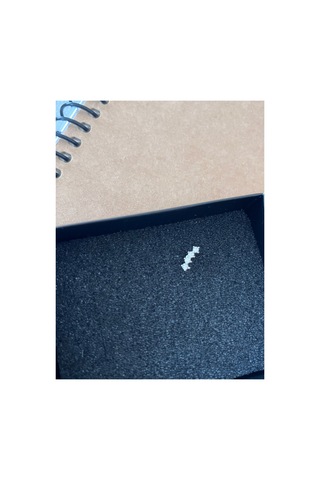Taşlı Piercing Gümüş