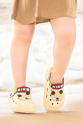 Kiko Kids Twg 755-1 Plaj Havuz Eva Kız Çocuk Terlik Bej