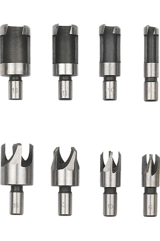 Yihemaoyi Ağaç İşleme Pah Delme Aracı Ahşap Kesici 8 Adet